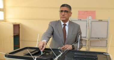 محافظ الجيزة يُدلى بصوته فى انتخابات مجلس النواب 2025