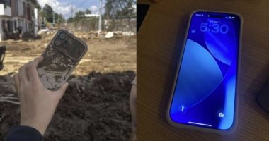 iPhone 17 Pro ينجو من إعصار ويعمل بلا خدش بعد ثلاثة أيام مدفونا فى الطين  