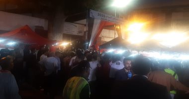 توافد الناخبين للإدلاء بأصواتهم بلجان العجوزة بانتخابات مجلس النواب