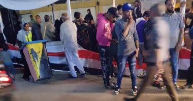 استمرار توافد المواطنين على اللجان الفرعية بالوراق مساء أول أيام انتخابات مجلس النواب