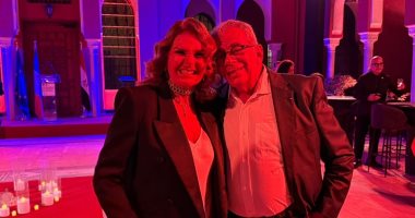 يسرى نصر الله يشارك يسرا تكريمها وحصولها على أعلى وسام فرنسى.. صورة