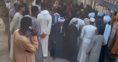 توافد وزحام من الرجال والسيدات على لجان غرب النيل بأسوان.. صور