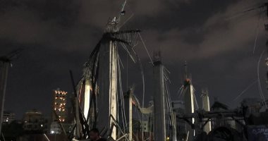 محافظ الغربية ينتقل لموقع انهيار مصنع المحلة لمتابعة الحادث.. فيديو