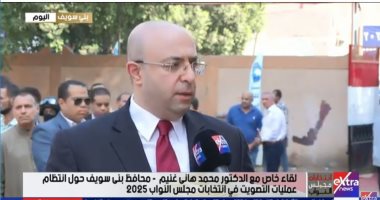 محافظ بني سويف: إقبال السيدات مؤشر إيجابي يعكس وعيهن بأهمية المشاركة