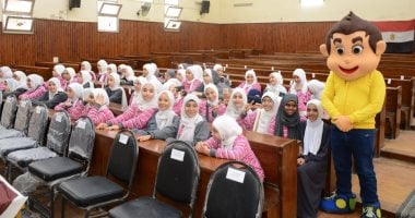 مجلة نور تحتفل بعشر سنوات من الإبداع مع أطفال معهد مدينة نصر النموذجى