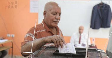 كثافة تصويتية تسير بارتياحية فى لجنة انتخابية بالعمرانية