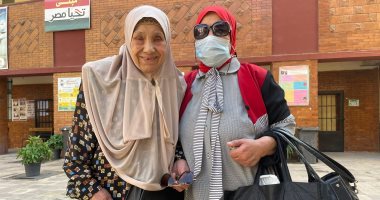 عجوز تشارك فى انتخابات مجلس النواب