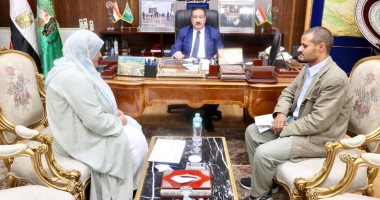 محافظ المنوفية يناقش مستجدات ملف تقنين أراضى أملاك الدولة