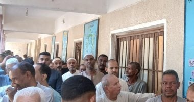 طوابير على لجان انتخابات مجلس النواب فى قنا.. فيديو