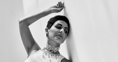 ميس حمدان بإطلالة غريبة وغير مألوفة فى أحدث جلسة تصوير