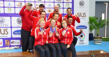 النرويج تتصدر منافسات السيدات فى اليوم السابع من بطولة العالم للرماية