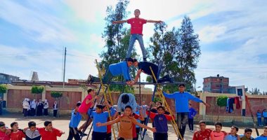 ممثلو وزارة الشباب يتابعون فعاليات العروض الرياضية بمدارس ومعاهد كفر الشيخ