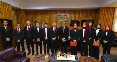 فرحة عارمة فى حقوق الزقازيق باحتفالية استقبال المعيدين الجدد 