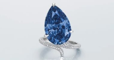 بيع ماسة ميلون بلو النادرة بـ25.5 مليون دولار فى مزاد