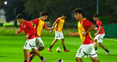 منتخب مصر للناشئين يواصل تدريباته استعدادا لمواجهة سويسرا بكأس العالم