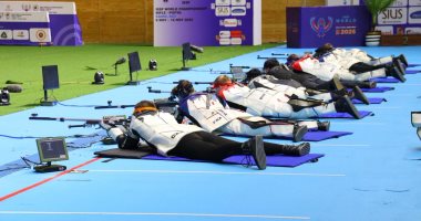 أجواء حماسية فى سابع أيام بطولة العالم للرماية بالعاصمة الجديدة