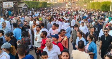 شعب الكنيسة يحتفلون بالمولد السنوي في دير مارجرجس بجبل الرزيقات بالأقصر