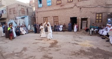 لعبة التحطيب التراثية بقنا