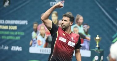 عمر عصر لاعب منتخب تنس الطاولة