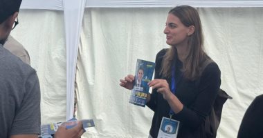 فريدة العسقلاني لاعبة طائرة الزمالك تدعم قائمة المنشاوى بانتخابات هليوبوليس