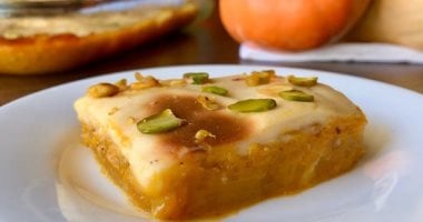 طريقة عمل قرع العسل بالبشاميل الحلو