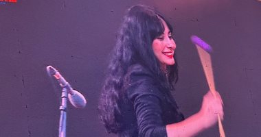 نسمة عبد العزيز عازفة الماريمبا