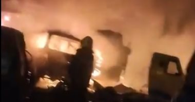 انفجار ضخم يهز مركز شرطة نوجام فى سريناجار.. فيديو