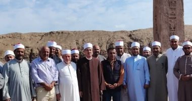 أوقاف الشرقية تنظم زيارة ميدانية للأئمة إلى المناطق الأثرية فى صان الحجر