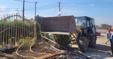 انطلاق المرحلة الثالثة للموجه 27 لإزالة التعديات على طريق الإسكندرية الزراعى