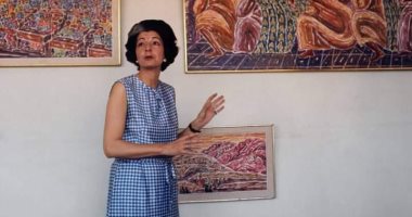 معرض لـ الفنانة إنجى أفلاطون فى أبو ظبى.. تحليق الفراشة