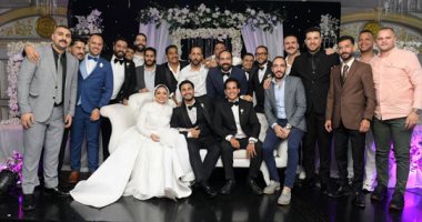 المستشار ضياء الغمرى يحتفل بحفل زفاف نجله محمد علي الدكتورة ندى