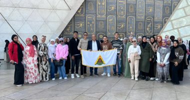 جامعة بنها تنظم رحلات لطلابها لزيارة المتحف المصرى الكبير