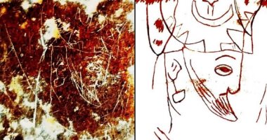 اكتشاف صورة صخرية منحوتة بالإبرة لملك فارسى فى إيران