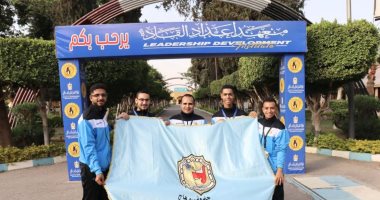 وفد طلابى من جامعة سوهاج يشارك فى ملتقى قادة الوعى