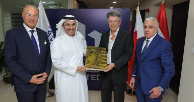 وزير الإعلام البحريني يبحث في زيارة للشركة المتحدة سبل التعاون الإعلامي.. صور