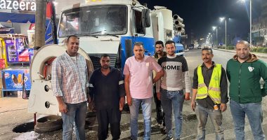 مياه الأقصر تجرى أعمال تطهير الصرف الصحي بجزيرة العوامية 