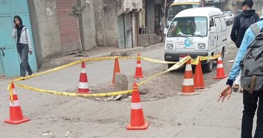 إصلاح هبوط ارضي بحي غرب شبرا الخيمة.. ورئيسة الحي: الاستجابة السريعة أولوية قصوى