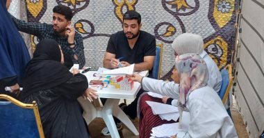 الكشف على 212 حالة بقافلة طبية لجامعة بنها وحياة كريمة بمبادرة«أنت الحياة»بالجيزة