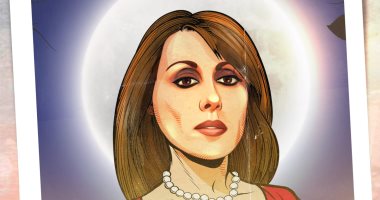 كاريكاتير اليوم السابع يحتفى بعيد ميلاد جارة القمر الفنانة فيروز