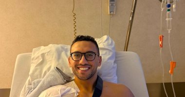 البطل الأولمبي أحمد الجندي يجري جراحة ناجحة في الكتف بألمانيا.. صور