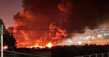 مستوطنون يشعلون النار فى مستودع للسيارات بحوارة جنوبى نابلس