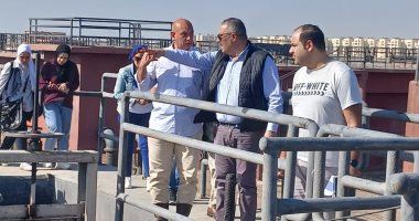 رئيس مياه القناة يفاجئ محطة معالجة صرف صحى بور فؤاد