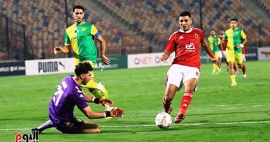 جانب من مباراة الأهلي وشبيبة القبائل في دوري أبطال أفريقيا