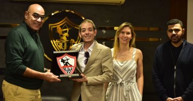 نائب رئيس الزمالك يستقبل مدير معهد برشلونة.. اعرف التفاصيل