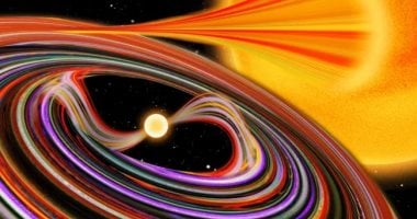 نجم ميت يتغذى على نجم آخر.. علماء يرصدون نجما مصاصا للدماء.. تفاصيل