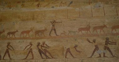 نقوش على جدران معبد حتشبسوت