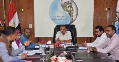 رئيس مياه الأقصر يناقش مشروع الصرف الصحى المتكامل بتكلفة 250 مليون جنيه