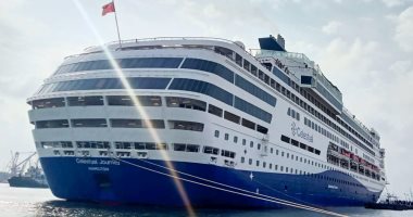 ميناء غرب بورسعيد يستقبل السفينة السياحية CELESTYAL JOURNEY وعلى متنها 900 فرد