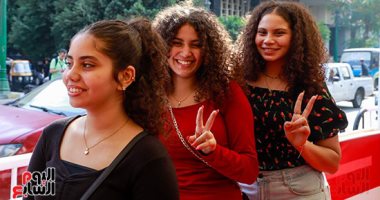 إقبال الناخبين الشباب بلجان مدرسة قصر الدوبارة بدائرة قصر النيل