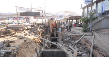 جانب من عمليات الإنشاء